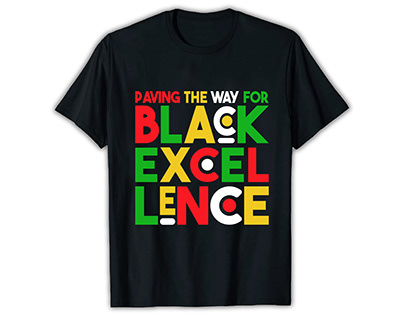 BLACK EXCELLENCE T-SHIRT DESIGN