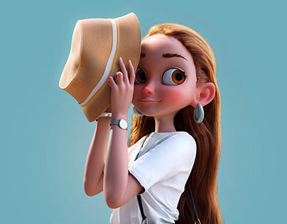 Project thumbnail - 3D Cute Girl