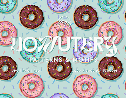 Donutery Pattern and Motifs