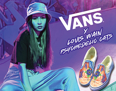 Vans x Louis Wain Psychedelic Cats (Unoffical)