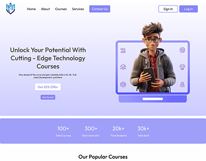 Innovative Tech Academy - Website Landing Page