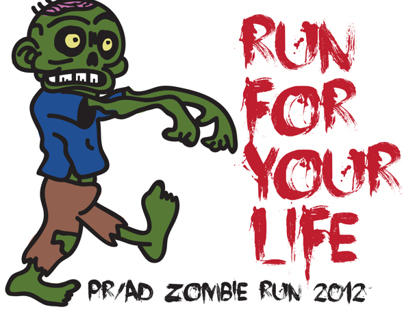 Zombie Run Logo for Pittsburg State University
