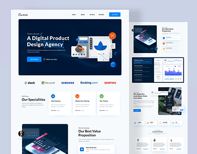 Digital Design Agency Landing Page