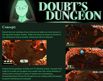 Doubt's Dungeon Leve/Game Design Case Study