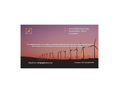 Sustainability Report Consultant In UAE