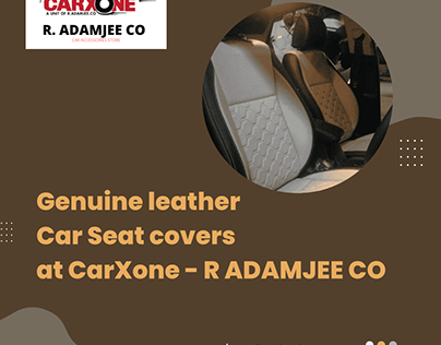 Genuine leather Car Seat covers at CarXone