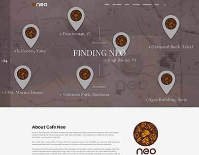 Ebenezer Ndukwe - Cafe Neo Website Development