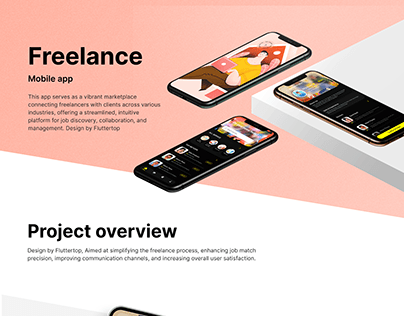 Project thumbnail - Freelance Service App design Casestudy