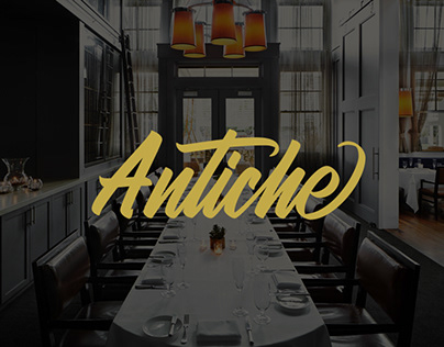 Antiche - Restaurant Website & Branding