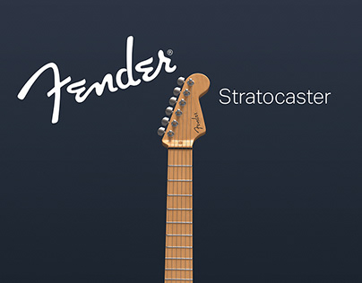 Fender Stratocaster: WIP Renders