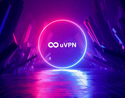 Web banner for uVPN app