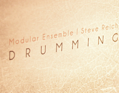 Drumming (Modular Ensemble / Steve Reich) Album artwork