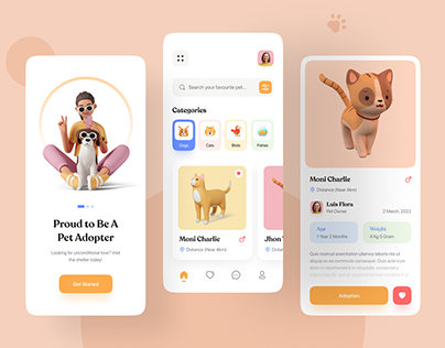 Animal App Projects | Photos, videos, logos, illustrations and branding on  Behance