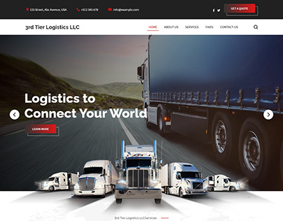 Trucking/Logistics Web - UI Design