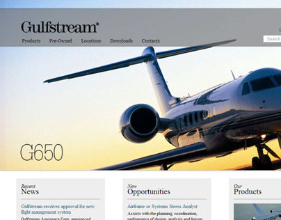 Gulfstream Site Redesign