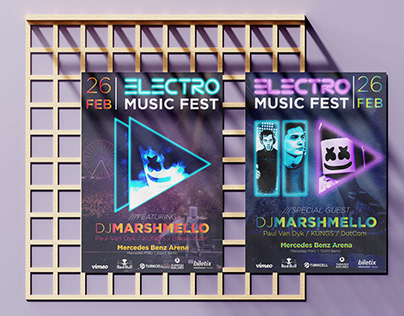 Electro Music Festival Flyer