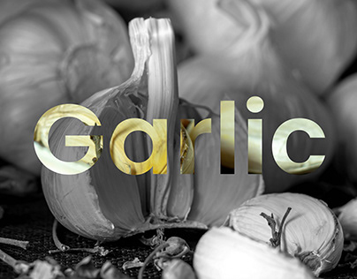 Garlic in Natural Light Photography