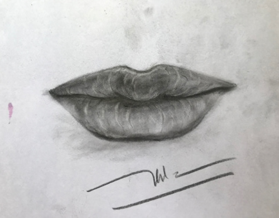 Drawing lips