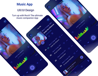 UX mobile App-Music App
