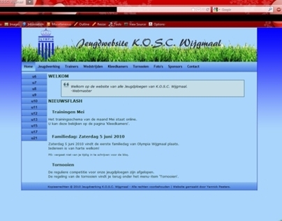K.O.S.C. Wijgmaal Website