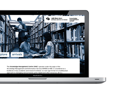 Website Design: Knowledge Management Center, NID