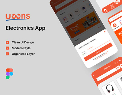 Project thumbnail - Uoons - Electronics App