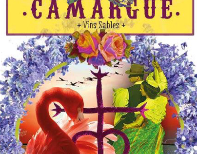 Étiquettes vins Camargue