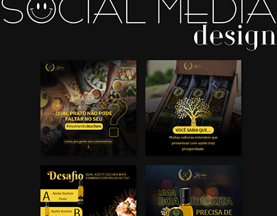 Social Media Design | Kochen Azeites Saborizados