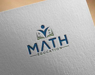 Unique typography Education logo