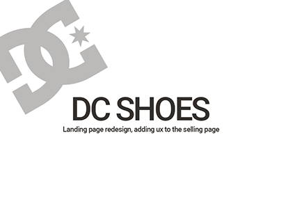 DC SHOES - UI/UX redesign