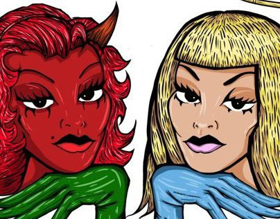Angel & Devil girls