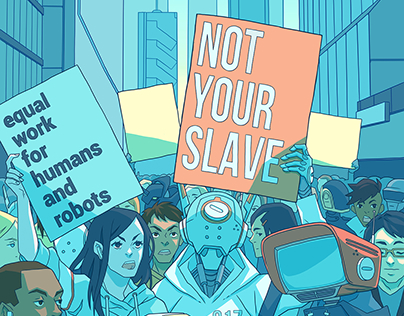 Not your slave _ illustration