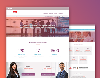 Adecco Portugal - Website Redesign