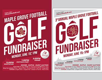 Maple Grove High School Golf Event Flyer