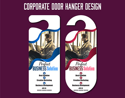 Corporate Business Door Hanger Design