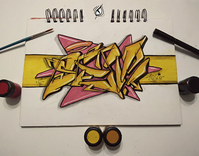 Se7n graffiti piece