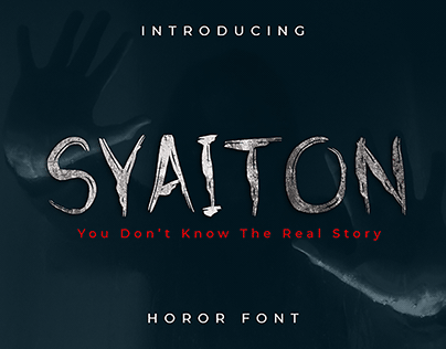 Syaiton - Horror Font