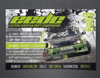 European drift championship visual style