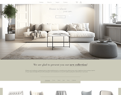 Furniture Shop WEb-Design