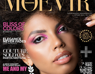 Cover MOEVIR Magazine Paris, Amanda A. October 2021