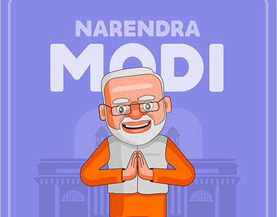 Narendra Modi - Character Illustration