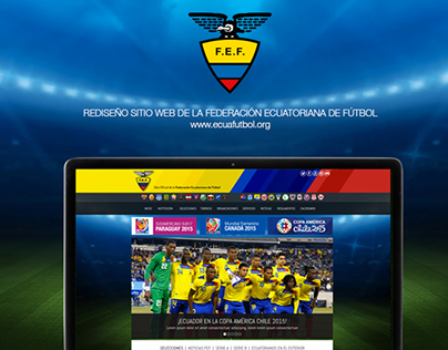 WEB DESIGN. Federación Ecuatoriana de Fútbol