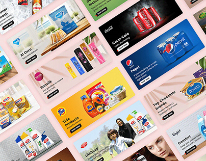 E-commerces Banners ı Grocery APP