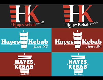 Kebab Shop Logo Drafts