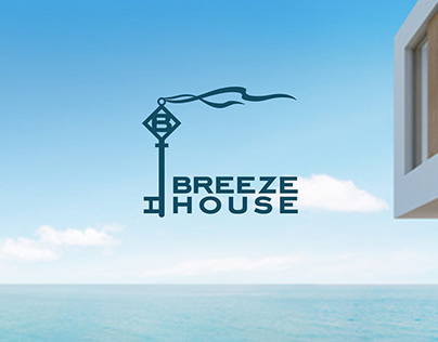 Breeze House logo and web design