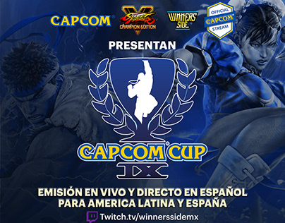 Publicidad Capcom Cup para LATAM y España