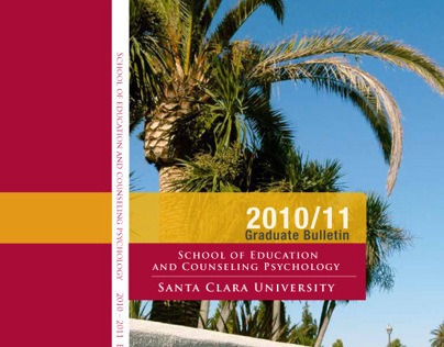Santa Clara University Bulletin Cover Designs
