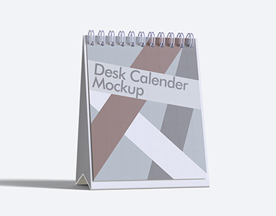 Desk Calender Mockup PSD Editable