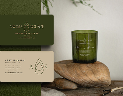 Aroma Solace Candles | Visual Identity