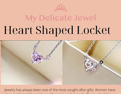 Heart Shaped Locket | My Delicate Jewel